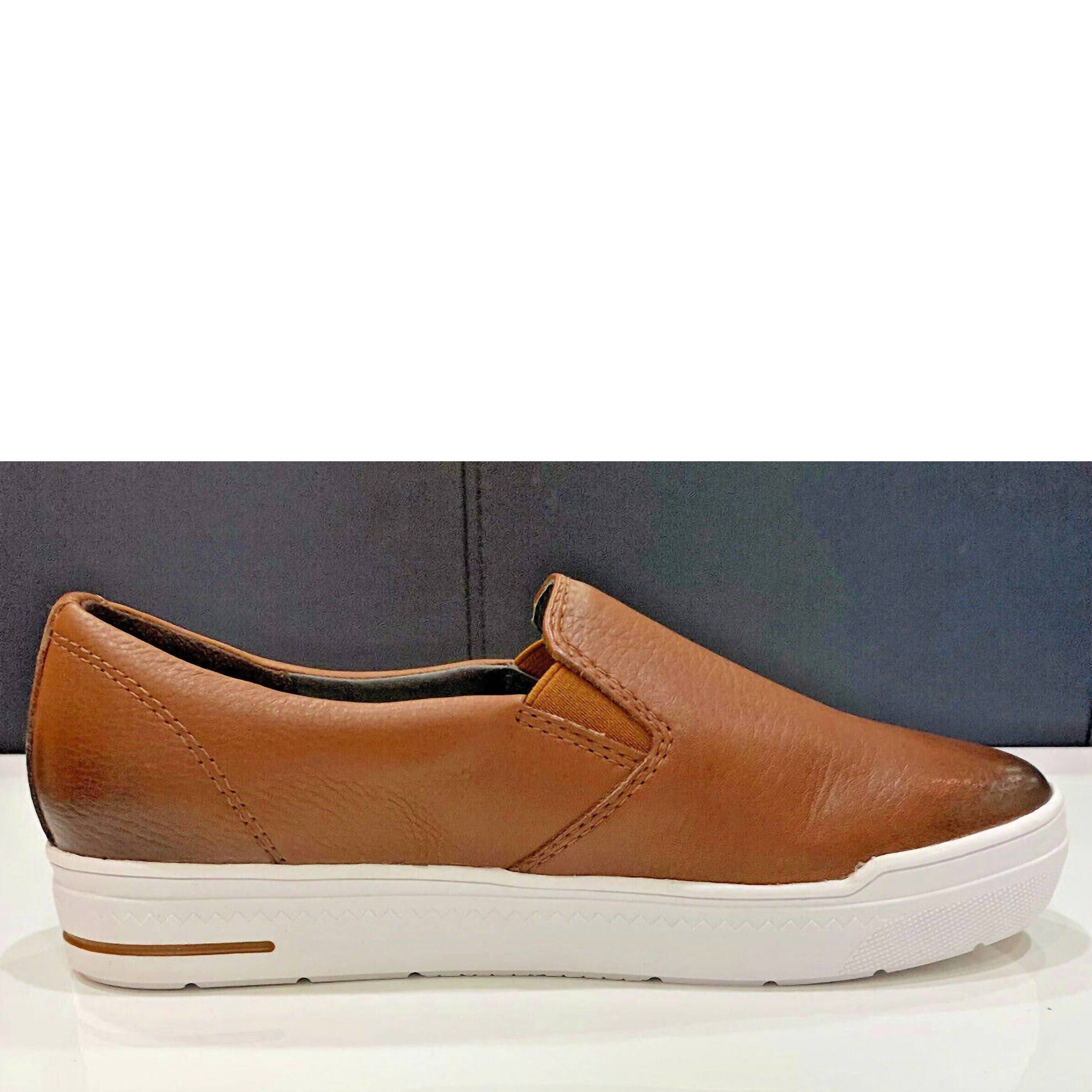 New Salvia Women's Kern Loafer In Pebble Nappa Cuoio